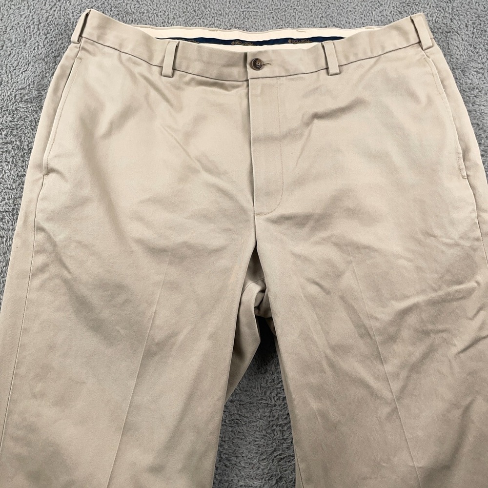 Brooks Brothers Pants Mens 38x32 Khaki Advantage Chino Hudson Cotton Preppy